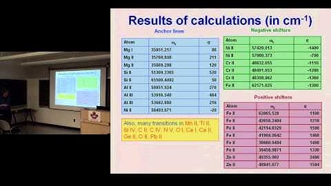 CITA 78: Variation of fundamental constants from Big Bang to atomic clock