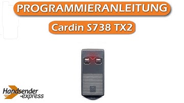 Wie programmiert man eine Fernbedienung Cardin S738 TX2