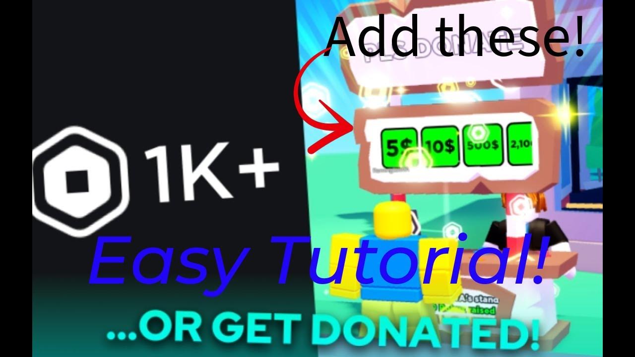 How to Add a Gamepass/Option in PLS DONATE! youtube helpingyou 