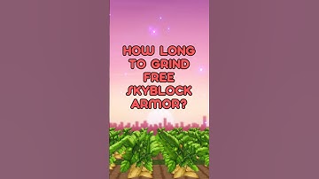 How Long to Get Free Skyblock Armor? || #blockmangoskyblock #blockmangoshorts