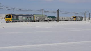 20210125 信越本線9424D GV-E197系 TS01編成 公式試運転