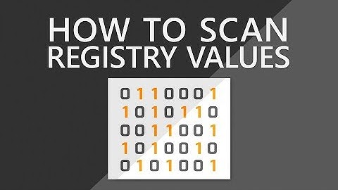 How To Remotely Scan Registry Values  | Windows Registry Scanner