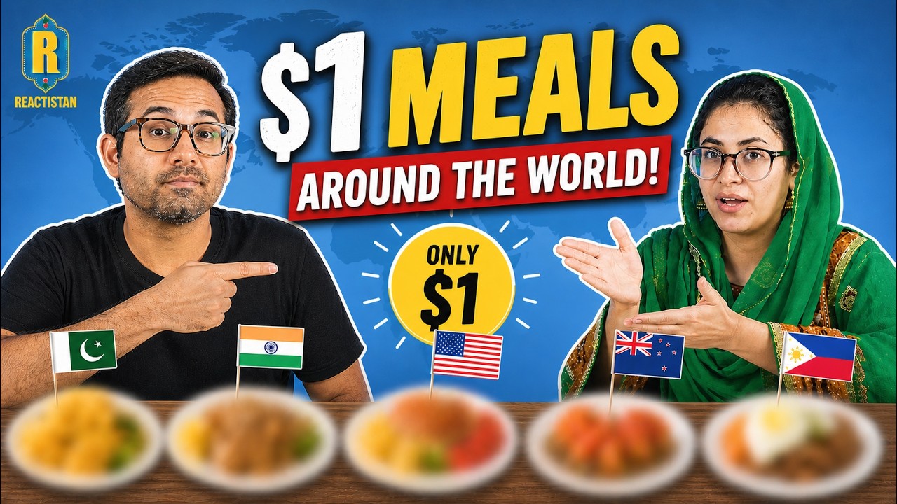 Trying 1$ Meals From Around The World