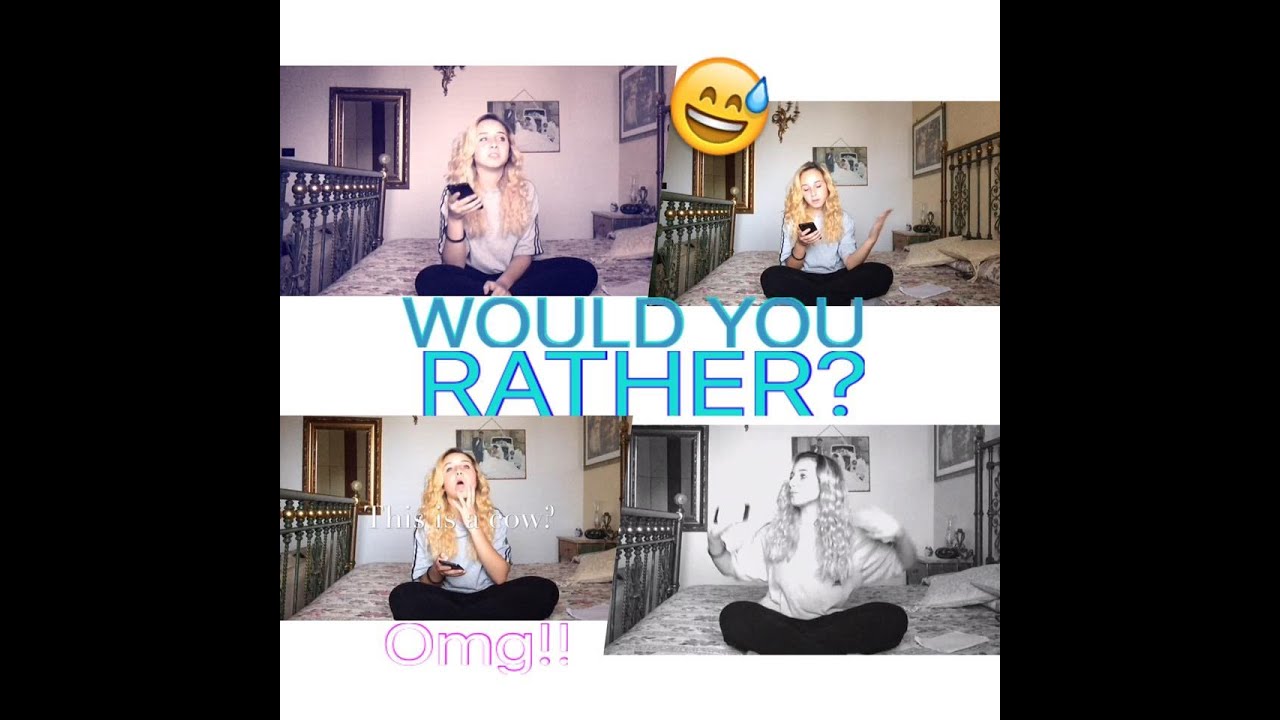 WOULD YOU RATHER Giada YouTube