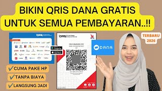 EASIER!! HOW TO CREATE QRIS FOR ALL PAYMENTS | LATEST DANA QRIS REGISTRATION 2026..!!
