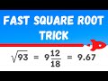 Square Root Calculation Quiz