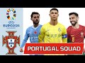 Portugal squad euro 2024  lineup prediction  road to euro 2024