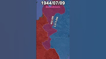 Operation Bagration (1944) *Every Day With Army Sizes* #shorts #animation #map