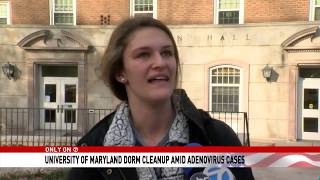 UMD student recovering from adenovirus as school cleans dorms