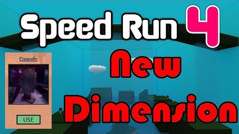 Beating The Peach Dessert Dimension In Speed Run 4