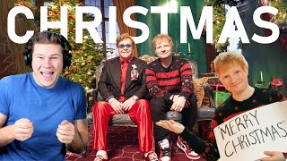Ed Sheeran & Elton John - Merry Christmas [ Official Music Video ] (REACTION!!)