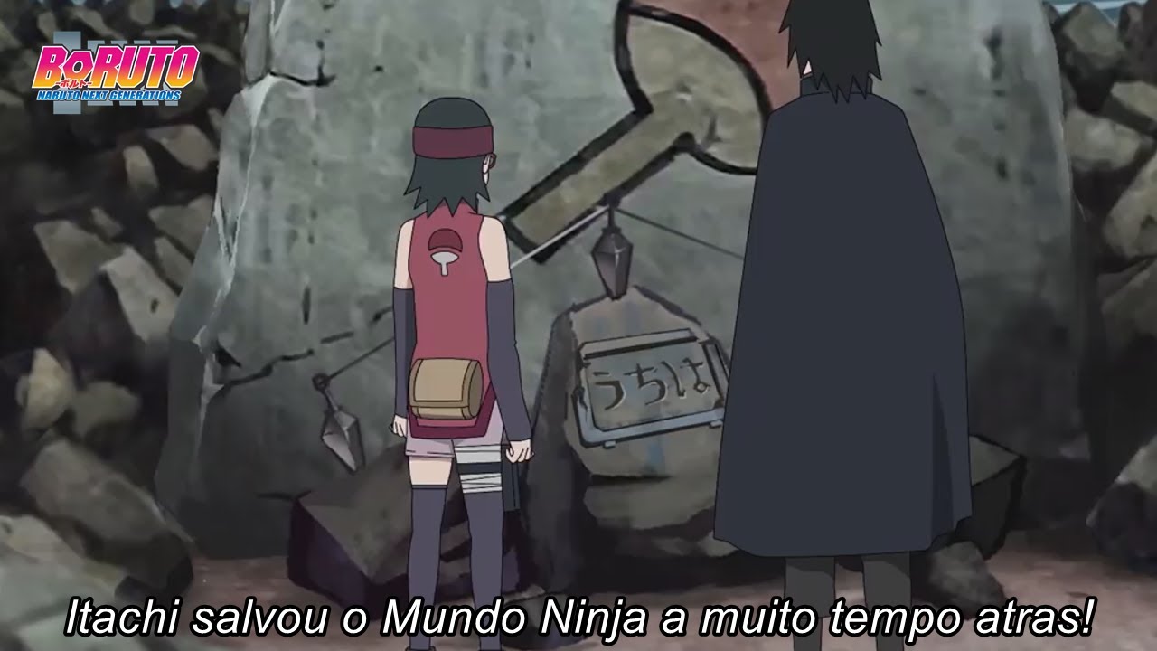 SARADA UCHIHA CONHECE SASUKE PELA PRIMEIRA VEZ #SARADAUCHIHA #SASUKE #