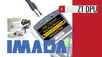 IMADA ZT DPU - Digital Force Gauge with Remote Sensor (product video presentation)