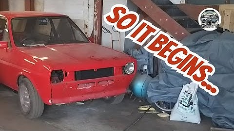 Restoration starts on the MK1 Fiesta XR2