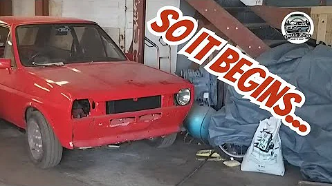 Restoration starts on the MK1 Fiesta XR2