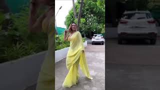 🥰🤤Yellow saree aunty super dance 🍑🔥