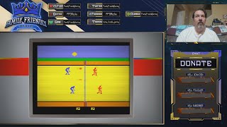 Realsports Volleyball Atari 2600 Gameplay