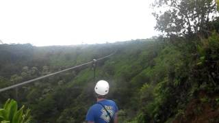 Ziplining in Kauai