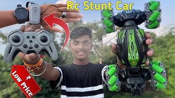 Rc Stunt Car Hand Control Unboxing Testing🏎️🔥 remote controler stunt car | 4×4 Best Rc Stunt Car🔥🏎️🔥