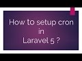 How to setup CRON in laravel 5?