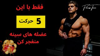 تمرین های حجیم سازی عضلات سینه فقط با دمبل /dumbbell only chest workout