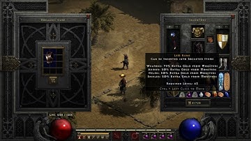 Diablo 2 Resurrected: Upgrade Unique Exceptional Armor to Elite Version