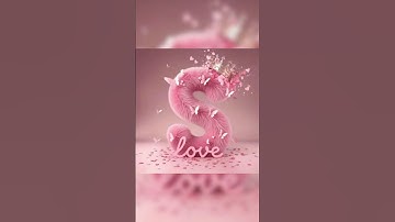 S name letter ♥️ WhatsApp status videos 🥀 #shotrs #namerts #loveletter #ytshort #trend #Sname #video