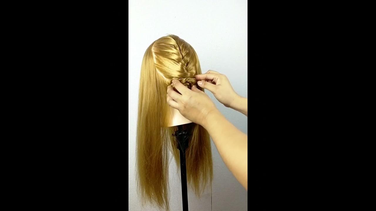 Easy Rope Braid Hairstyle Idea For Wedding Hairstyle Video Tutorial