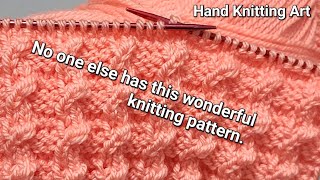 ⚡A wonderful knitting pattern that no one else has.