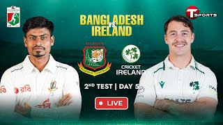 Download Lagu LIVE | Bangladesh vs Ireland, 2nd Test | Day 5 | Ireland tour of Bangladesh, 2025 | T Sports MP3