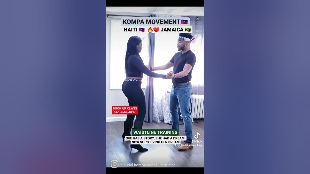 Jamaican 🇯🇲,  1st kompa dance class, waistline training, with Claudel #konpa #haiti #music #haitian