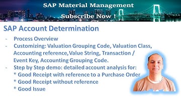 SAP Account Determination, Integration between Material Management (MM) and Finance (FI)