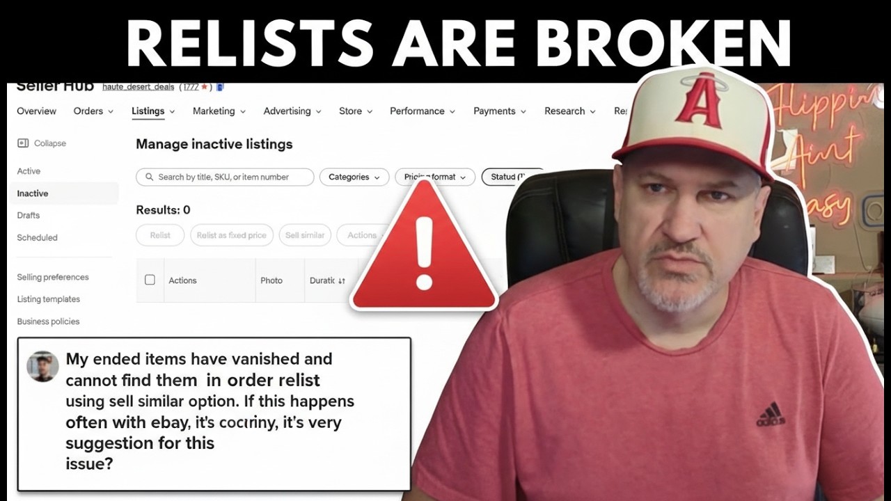 Функция «Продать похожие товары» на eBay недоступна? Вот что происходит.