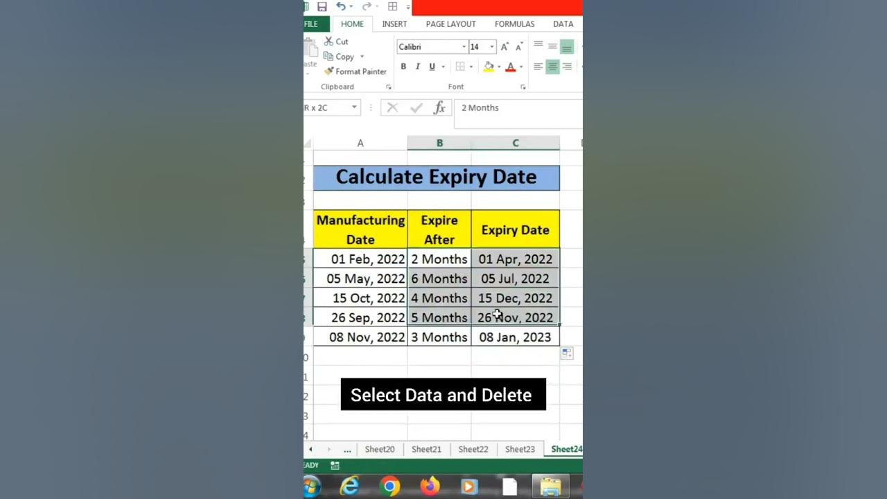 How to calculate Expiry Date YouTube