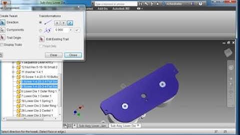 8 1 P Button Maker Lower Die Sub Assy Expolded View