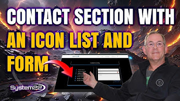 How To Create A Contact Section With An Icon List And Form: Divi Theme