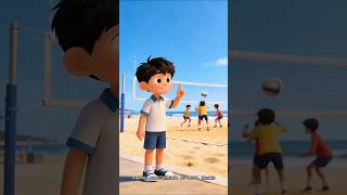 beach volleyball esp01- coffin dance song cover #shorts