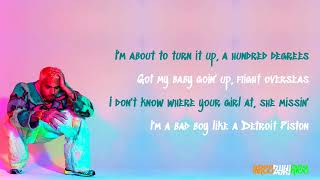 Chris Brown - Iffy [LYRIC VIDEO]