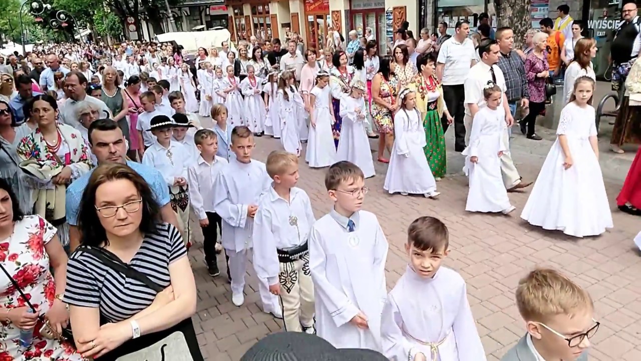 Procesja Bożego Ciała - Zakopane 2018.