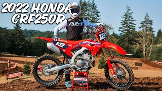HONDA FLEW ME OUT to TEST the New 2022 CRF250R!