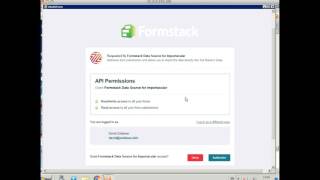 Connecting Formstack with Importacular Net Worth