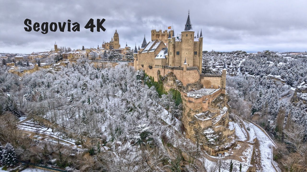 Segovia Spain 4K Drone | Winter Cinematic Aerial Film
