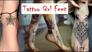 Beautiful Girls Feet Tattoo || Tattoo Style || Tattoo 2021 || Feet Zone screenshot 5