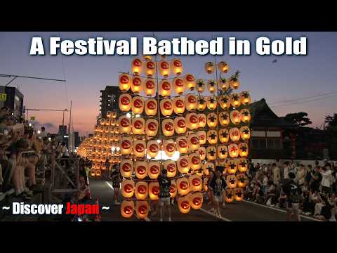 夜空に輝く金色の稲穂!秋田 伝統の夏祭り〈旅人・内藤大助〉