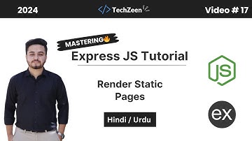 Express JS Tutorial #17 : Render Static HTML Pages ( Hindi / Urdu )