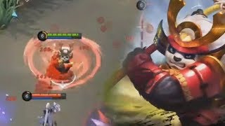 New Akai Skin Gameplay Akazonae Samurai Mobile Legends