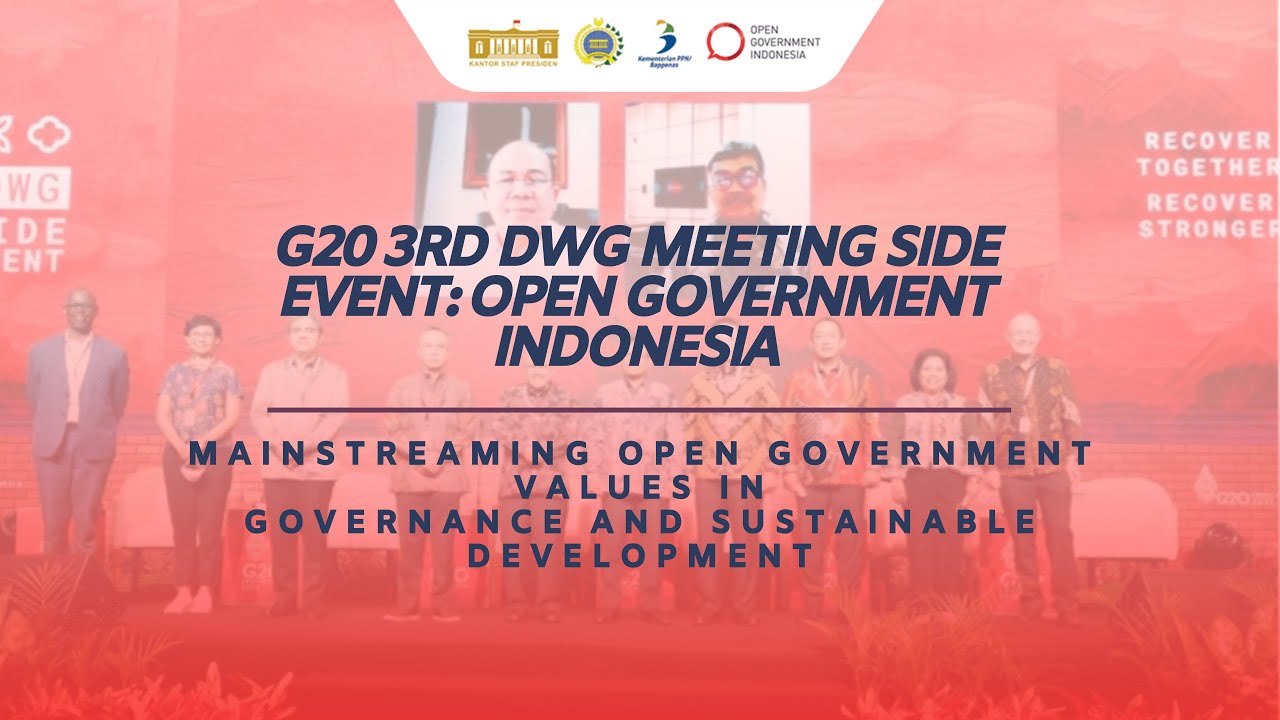 3rd G20 Development Working Group Meeting Side Event: Open Government ...
