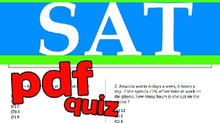 SAT Math - Practice Problems - Q11