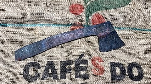 Forging a full tang Hatchet! part 1