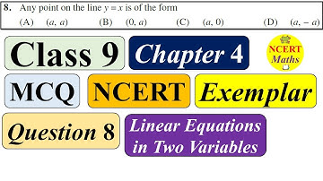 NCERT Exemplar | Class 9 Maths Chapter 4 | Question 8 | MCQ | Exercise 4.1 | CBSE | Objective Type